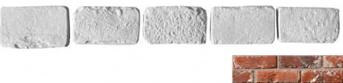 Leonardo Stone Декоративный кирпич Тычок Мадрид 905 12.5x7-8x1