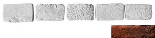 Leonardo Stone Декоративный кирпич Тычок Мадрид 767 12.5x7-8x1