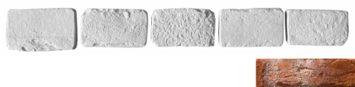 Leonardo Stone Декоративный кирпич Тычок Мадрид 490 12.5x7-8x1