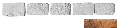 Leonardo Stone Декоративный кирпич Тычок Мадрид 485 12.5x7-8x1