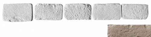 Leonardo Stone Декоративный кирпич Тычок Мадрид 403 12.5x7-8x1