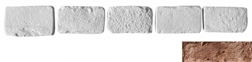 Leonardo Stone Декоративный кирпич Тычок Мадрид 333 12.5x7-8x1