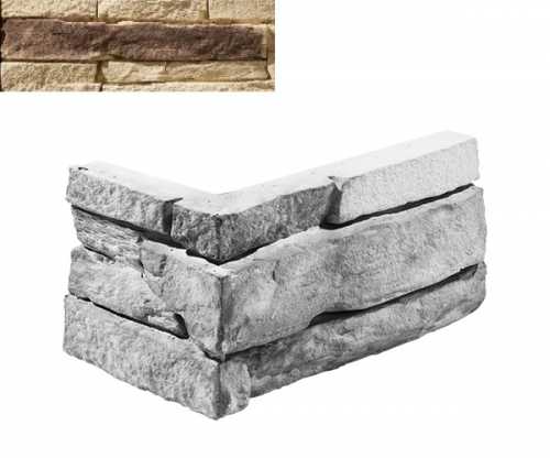 Искусственный камень Leonardo Stone Угловой элемент Шампань 065 20/10x10x3