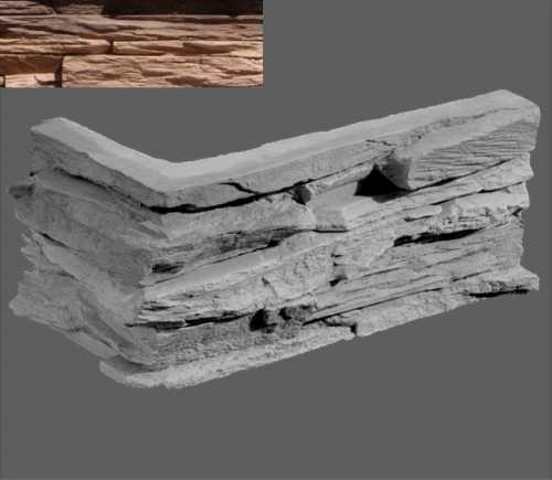 Искусственный камень Leonardo Stone Угловой элемент Перуджа 890 20/10x10x3