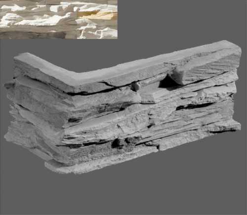 Искусственный камень Leonardo Stone Угловой элемент Перуджа 088 20/10x10x3
