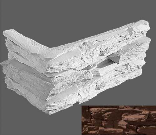 Искусственный камень Leonardo Stone Угловой элемент Леонардо 709 20/10x10x3