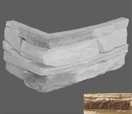 Искусственный камень Leonardo Stone Угловой элемент Корсика 065 20/10x10x3