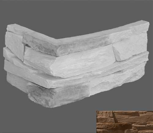 Искусственный камень Leonardo Stone Угловой элемент Корсика 830 20/10x10x3