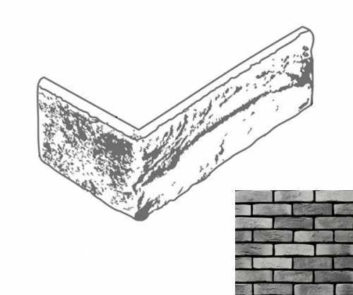 Искусственный камень Камелот Дрезден 392 Угол 240х110х70х15