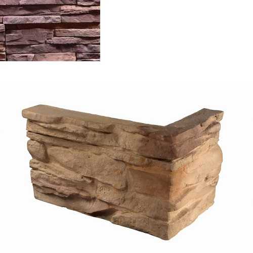 Искусственный камень Рок Престиж Троя 06 Угол 255x130x125x35-45