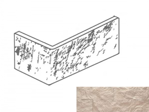 Искусственный камень Рок Престиж Савона 03 Угол 200x50x70x10-13