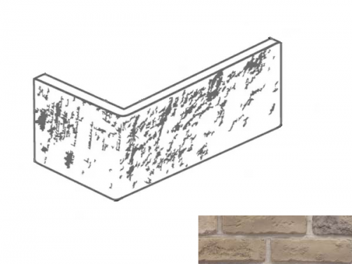 Искусственный камень Рок Престиж Равенна 02 Угол 70x140x55x6-10