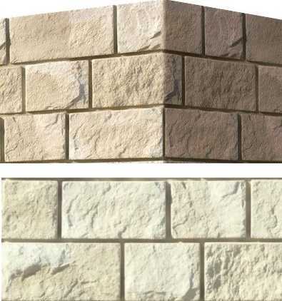 Искусственный камень White Hills 410-05 Шинон угол 8.5х16x15 (9.5х18x15)