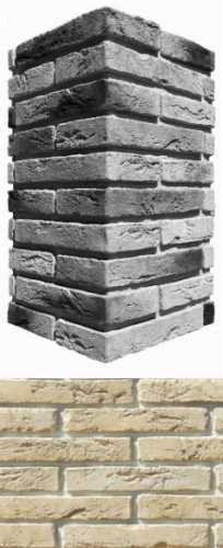Искусственный камень White Hills 380-15 Остия брик угол 12x26.5x4.9