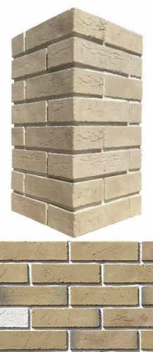 Искусственный камень White Hills 361-15 Терамо брик II угол 10x22