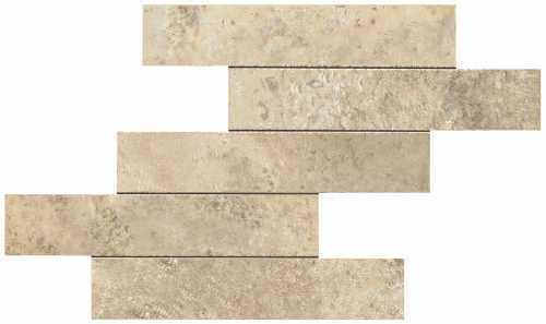 Мозаика Atlas Concorde Italy A0UE Aix Blanc Brick Tumbled 37x37
