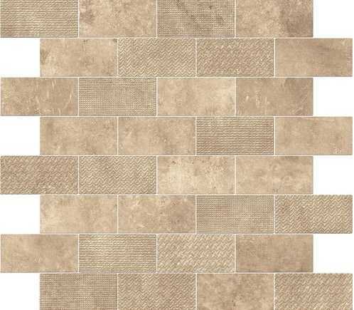 Мозаика Atlas Concorde Italy 9AKE Aix Beige Minibrick Tumbled 30