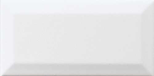 Плитка Adex ADNE2019 BISELADO PB BLANCO Z 7.5X15