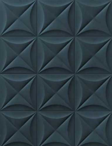 Керамогранит Marca Corona E066 4D Flower Deep Blue 20х20