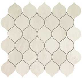 Мозаика Atlas Concorde Italy 9EDW Marvel Imperial White Drop Mosaic 27.2x29.7