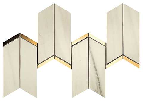 Мозаика Atlas Concorde Italy 9MCN Marvel Chevron Bianco Fantastico 17x41
