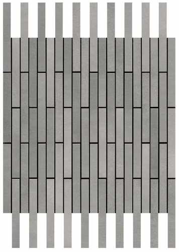 Мозаика Atlas Concorde Italy A0UU Blaze Aluminium Mosaico Twin 36.1x29.4
