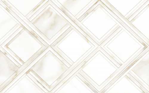Плитка Global Tile 10100001120 Calacatta Gold Белый ромбы 40*25