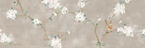 Декор Ragno Marazzi RA2C Mixed Rosa Decoro Fiori di Pesco B Rett. 40x120