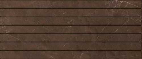 Плитка Global Tile 10100000505 Fiori Коричневый рельеф 60*25
