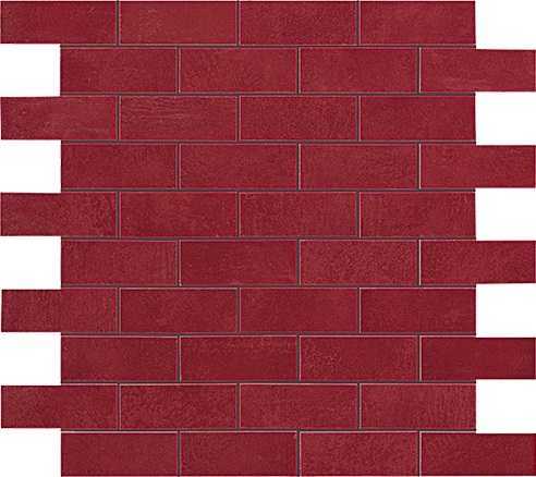 Мозаика Atlas Concorde Italy 9BMQ Boost Red Minibrick 30.5x30.5