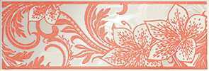 LB-Ceramics 1501-0052 Бордюр Азур Крем алый 8