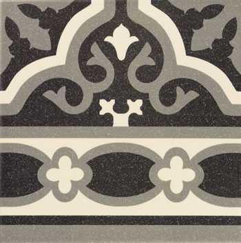 Плитка Mainzu PT01979 Cenefa Black 20х20 (универсальная)