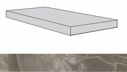 Ступень Atlas Concorde 620070001337 Allure Grey Beauty Scalino Angolare Sx/Аллюр Грей Бьюти Sx 33x120