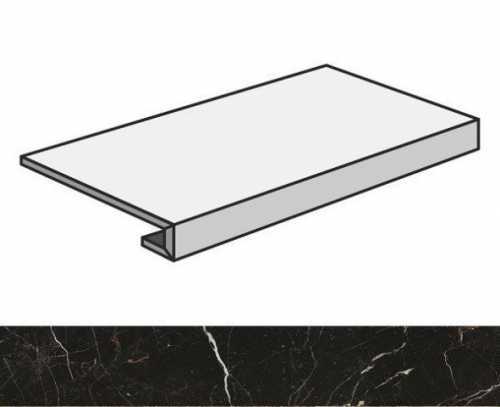 Ступень Atlas Concorde 620070001 Allure Imperial Black Scalino Frontale/Аллюр Империал Блэк 33X80
