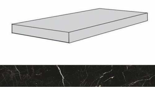 Ступень Atlas Concorde 620070001750 Allure Imperial Black Scalino Angolare Sx/Аллюр Империал Блэк 33X60