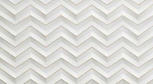 Декор Atlas Concorde 600080000407 3D White Chevron Glitter Matt/3Д Вайт Шеврон Глиттер Матт 30.5x56