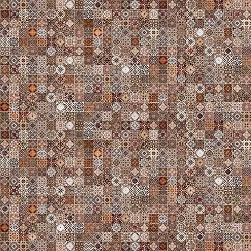Керамогранит Cersanit HA4R112D Hammam коричневый 42x42