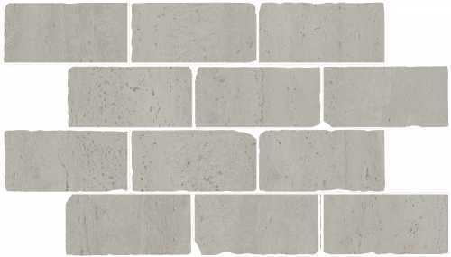 Kerama Marazzi BR032 Бордюр Сан-Марко мозаичный серый светлый матовый обрезной 46