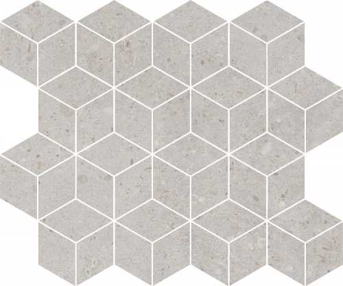 Kerama Marazzi T017/14053 Декор Риккарди мозаичный серый светлый матовый 45x37