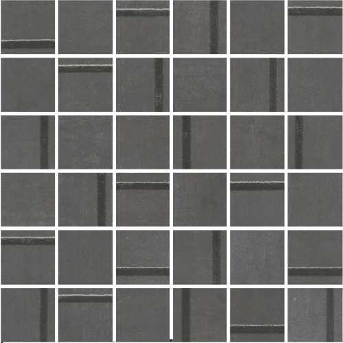 Kerama Marazzi MM13132 Декор Гварди 1 мозаичный антрацит матовый обрезной 30x30x0