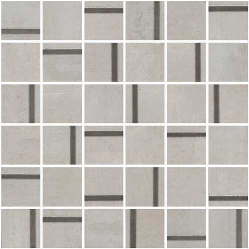 Kerama Marazzi MM13130 Декор Гварди 1 мозаичный серый светлый матовый обрезной 30x30x0