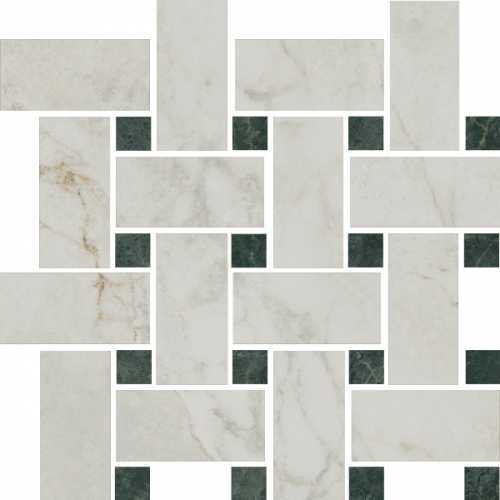 Мозаика Kerama Marazzi T038/SG6540 Серенада мозаичный белый лаппатированный 32x32
