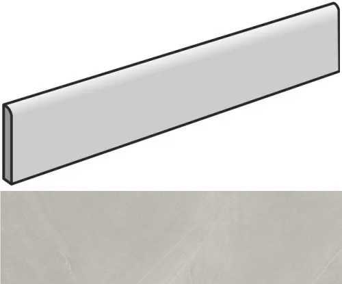 Плинтус Italon 610130005306 Continuum Silver Battiscopa 7.2x60