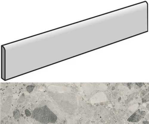 Плинтус Italon 610130005315 Continuum Stone Grey Battiscopa 7.2x80