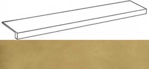 Ступень Italon 620070002346 Continuum Brass Gold Scalino Frontale 33x160