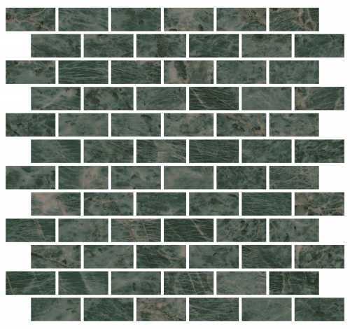 Kerama Marazzi MM13123T Декор Эвора мозаичный зеленый глянцевый 32x30x0