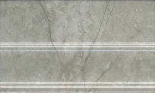 Плинтус Kerama Marazzi FMB033 Кантата серый светлый глянцевый 25x15