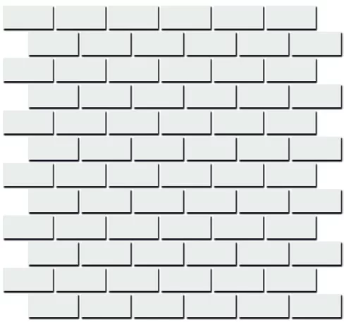 Kerama Marazzi 191/001T Декор Турнон белый мозаичный матовый 32x30x0