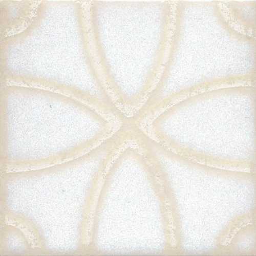 Декоративная вставка Kerama Marazzi STG/B405/1266H Амальфи орнамент белый 9.8x9.8