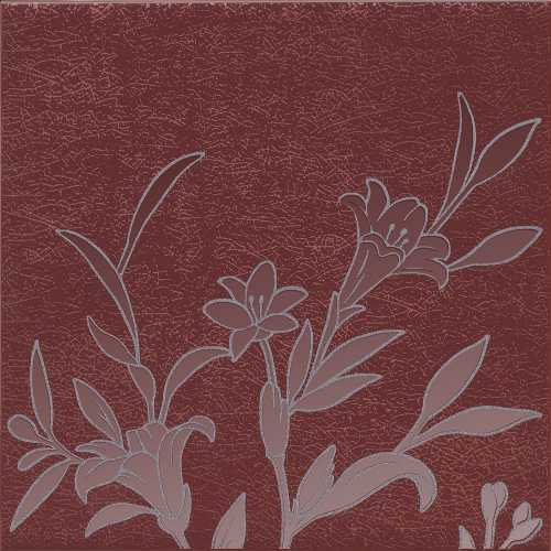 Декор Kerama Marazzi HGD/C569/5293 Барберино 5 бордо глянцевый 20x20